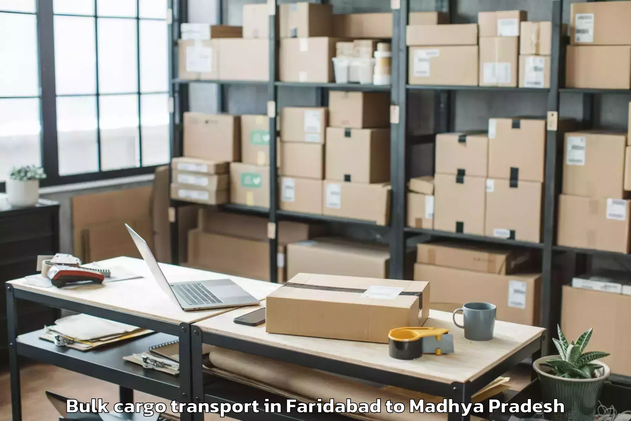 Affordable Faridabad to Baldevgarh Bulk Cargo Transport